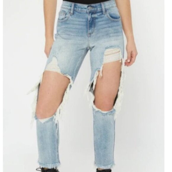 SALE - Ultimate Blow Up Distressed Boyfriend Jeans - Picture 3 of 4